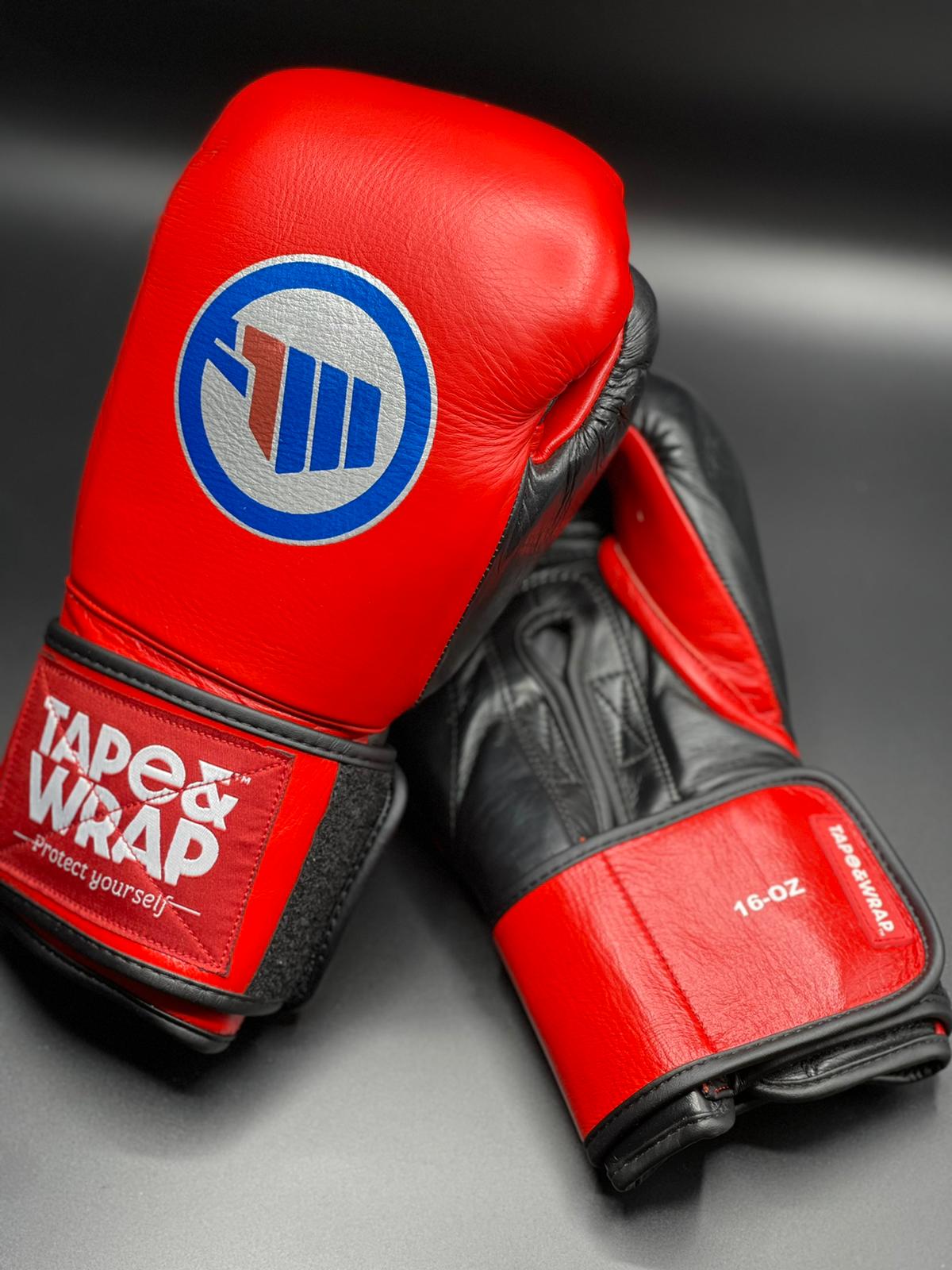 Engreído División lanzamiento Guantes de boxeo “Red and Black by T&W” con cierre de velcro – Tape&Wrap